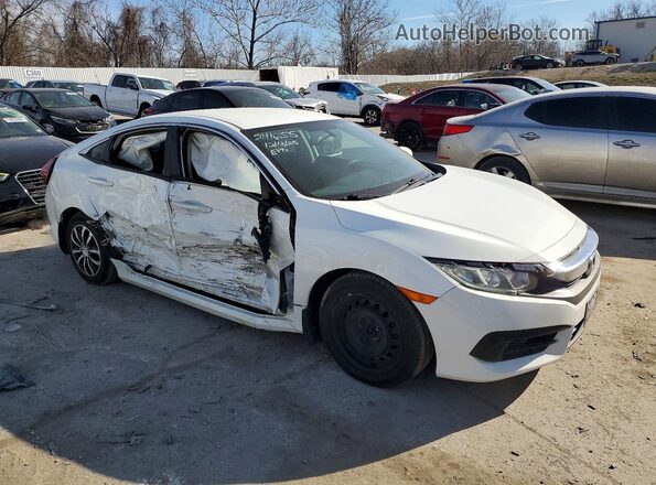 19XFC2F56GE058017 2016 HONDA CIVIC Белый Передняя правая четверть