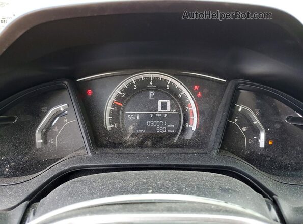 19XFC2F56GE063671 2016 HONDA CIVIC Black Vista del cuadro de instrumentos