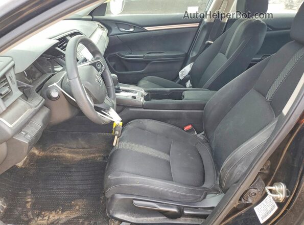 19XFC2F56GE063671 2016 HONDA CIVIC Black Vista interior delantera