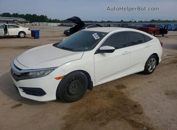 19XFC2F56GE087453 2016 HONDA CIVIC White Vista tres cuartos delantera izquierda