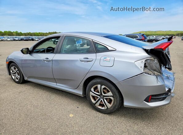 19XFC2F56HE207818 2017 HONDA CIVIC Silver Rear left