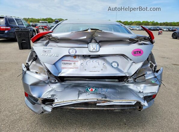 19XFC2F56HE207818 2017 HONDA CIVIC Silver Rear view