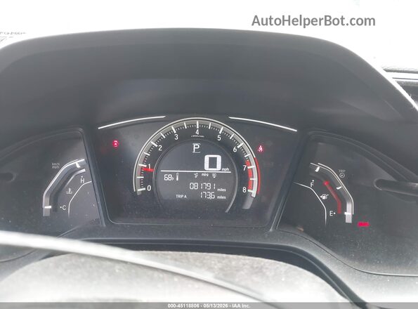 19XFC2F56HE224585 2017 HONDA CIVIC Черный Вид задних сидений