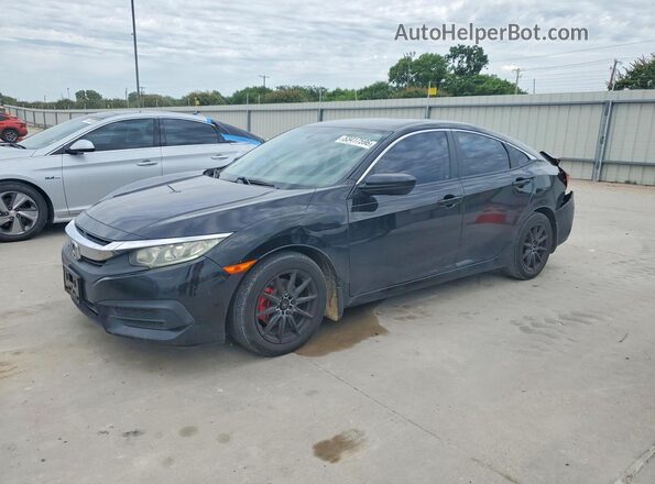 19XFC2F57GE090619 2016 HONDA CIVIC Black Front left