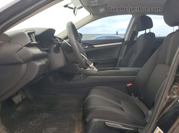 19XFC2F57GE090619 2016 HONDA CIVIC Black Front interior view