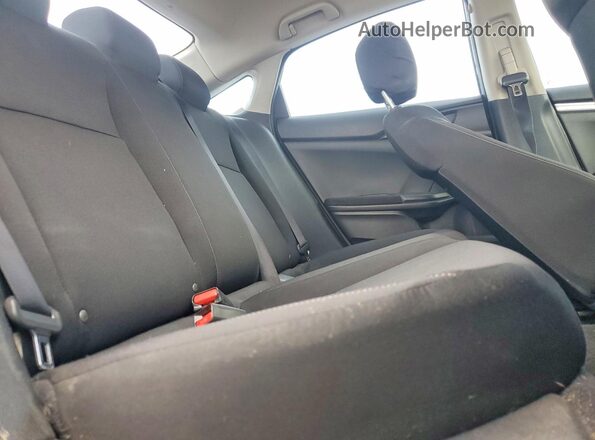 19XFC2F57GE090619 2016 HONDA CIVIC Black Rear seats view