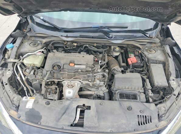 19XFC2F57GE090619 2016 HONDA CIVIC Black Rear interior view