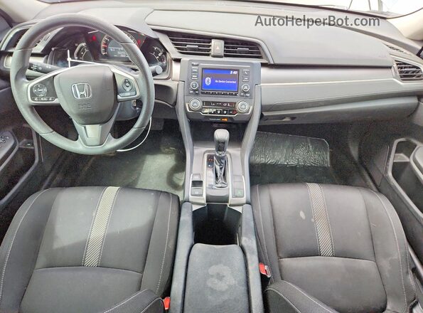 19XFC2F57HE081968 2017 HONDA CIVIC Silver Dashboard view
