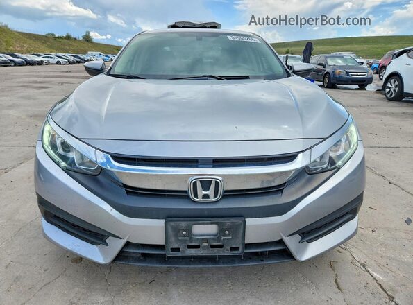 19XFC2F57HE081968 2017 HONDA CIVIC Silver Front view