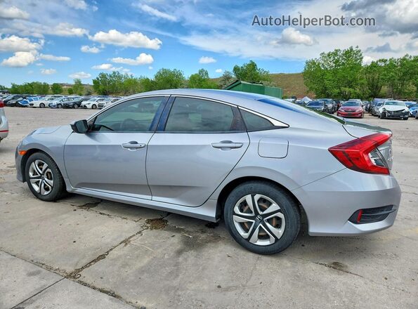 19XFC2F57HE081968 2017 HONDA CIVIC Silver Rear left