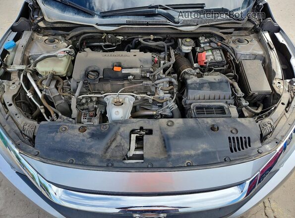 19XFC2F57HE081968 2017 HONDA CIVIC Silver Rear interior view