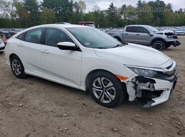 19XFC2F57HE229486 2017 HONDA CIVIC White Przód prawy