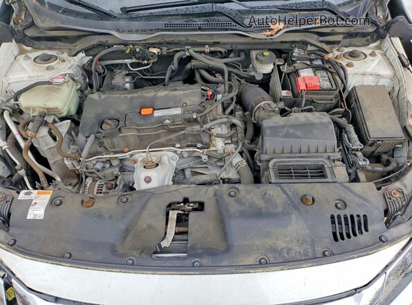 19XFC2F57HE229486 2017 HONDA CIVIC White Widok wnętrza z tyłu