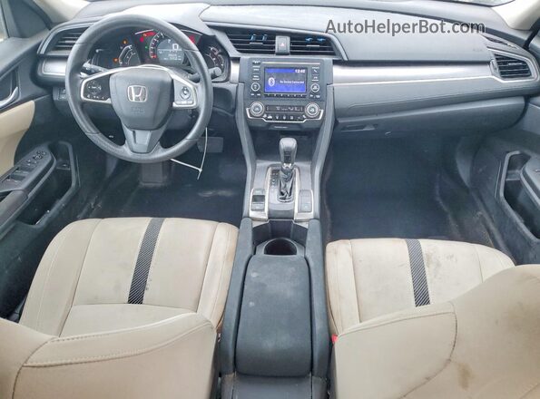 19XFC2F57HE229486 2017 HONDA CIVIC White Widok deski rozdzielczej