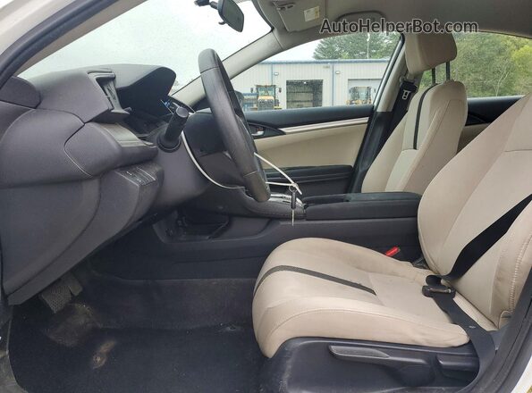 19XFC2F57HE229486 2017 HONDA CIVIC White Widok wnętrza z przodu
