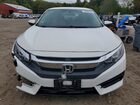 2017 Honda Civic Lx White vin: 19XFC2F57HE229486