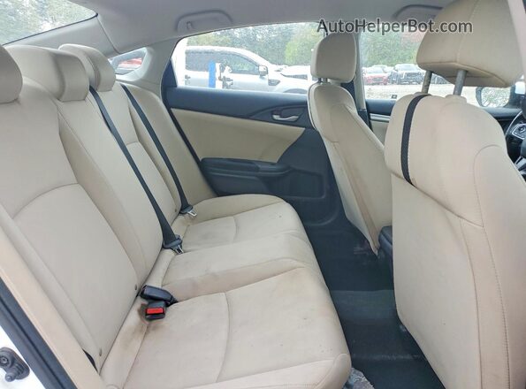 19XFC2F57HE229486 2017 HONDA CIVIC White Widok tylnych siedzeń