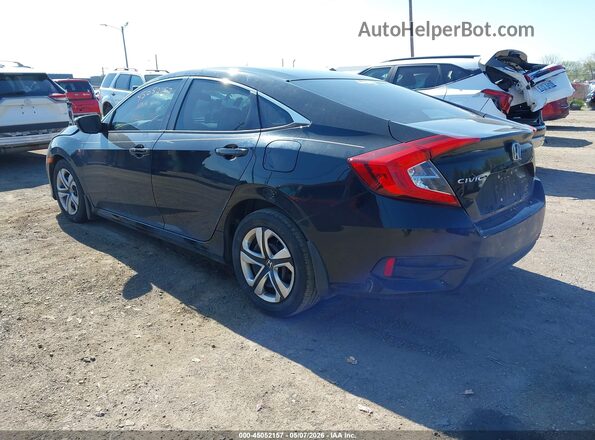 19XFC2F57JE024367 2018 HONDA CIVIC Черный Задняя левая четверть