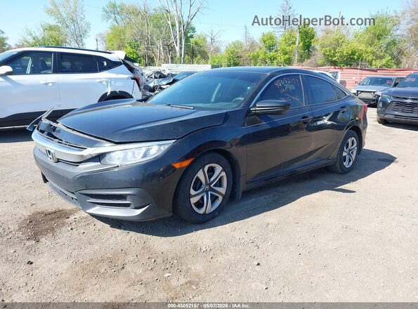 19XFC2F57JE024367 2018 HONDA CIVIC Черный Передняя левая четверть