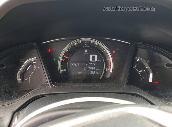 19XFC2F58GE230693 2016 HONDA CIVIC Синий Вид щитка приборов