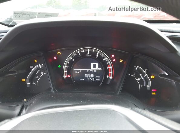 19XFC2F59GE035377 2016 HONDA CIVIC Белый Вид задних сидений