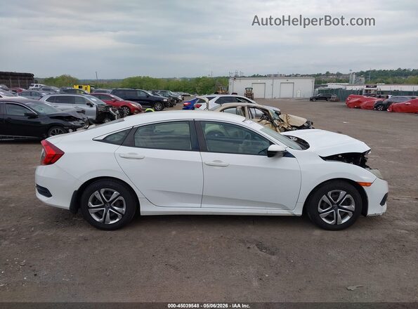 19XFC2F59GE035377 2016 HONDA CIVIC Белый Вид задней части салона