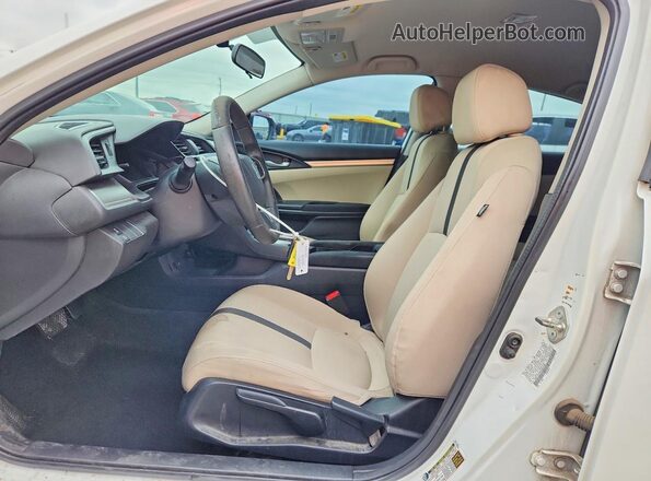 19XFC2F59GE041258 2016 HONDA CIVIC White Widok wnętrza z przodu