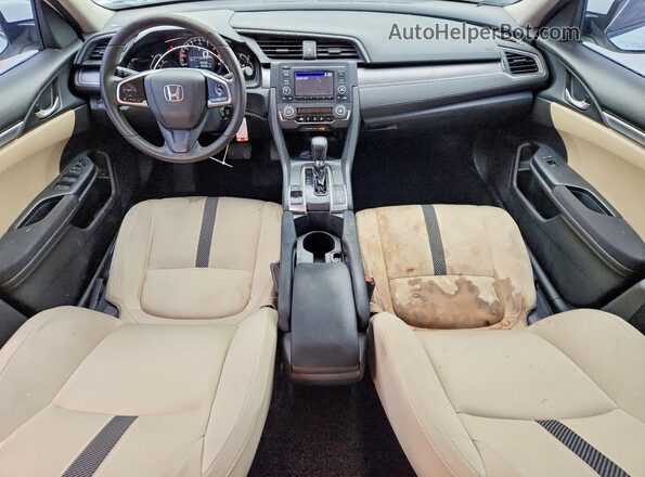 19XFC2F59GE041258 2016 HONDA CIVIC White Widok deski rozdzielczej