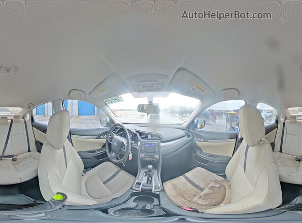 19XFC2F59GE041258 2016 HONDA CIVIC White Widok naklejki z numerem VIN