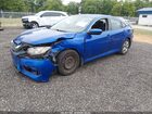 2016 Honda Civic Lx Синий vin: 19XFC2F59GE051997