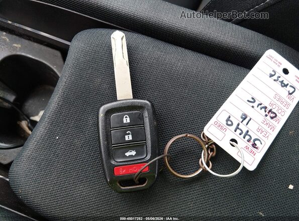 19XFC2F59GE051997 2016 HONDA CIVIC Синий Вид панели приборов