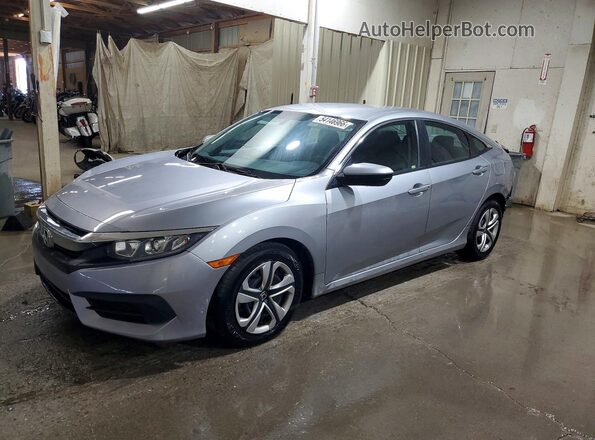 19XFC2F5XGE040832 2016 HONDA CIVIC Серебряный Передняя левая четверть