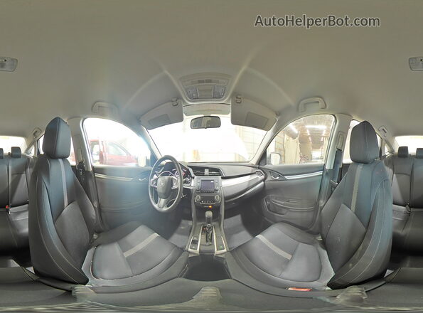 19XFC2F5XGE040832 2016 HONDA CIVIC Серебряный Панорамный вид салона 360°