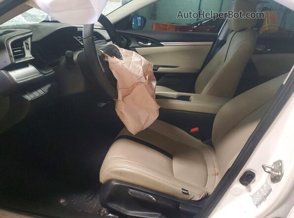 19XFC2F5XJE036268 2018 HONDA CIVIC White Widok wnętrza z przodu