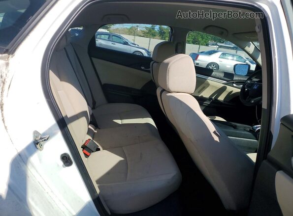 19XFC2F5XJE202837 2018 HONDA CIVIC White Vista de los asientos traseros