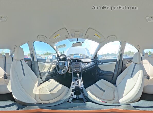 19XFC2F5XJE202837 2018 HONDA CIVIC White Vista interior de 360 grados
