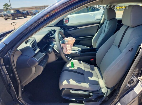 19XFC2F60KE004813 2019 HONDA CIVIC Charcoal Front interior view