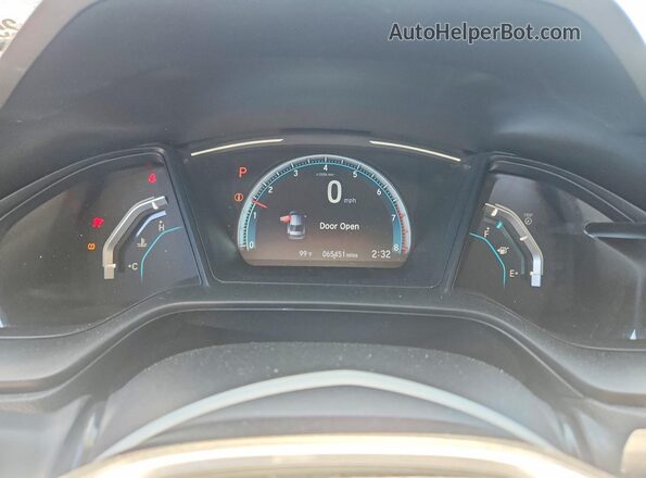 19XFC2F60KE004813 2019 HONDA CIVIC Charcoal Instrument cluster view