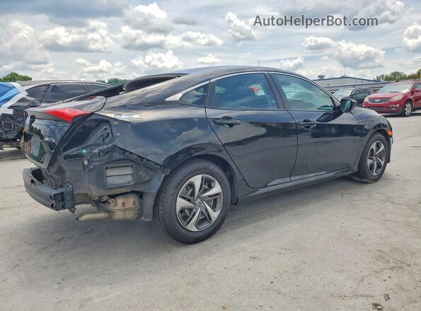 19XFC2F60KE010899 2019 HONDA CIVIC Black უკანა მარჯვენა