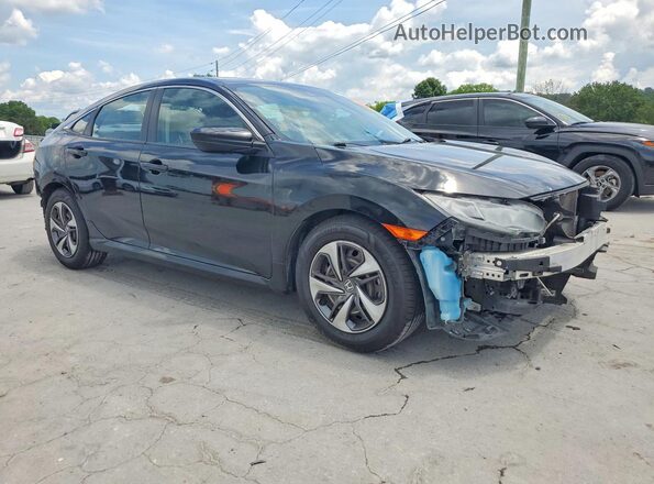 19XFC2F60KE010899 2019 HONDA CIVIC Black წინა მარჯვენა