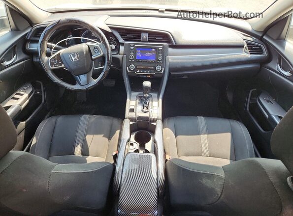 19XFC2F60KE030697 2019 HONDA CIVIC Белый Вид панели приборов