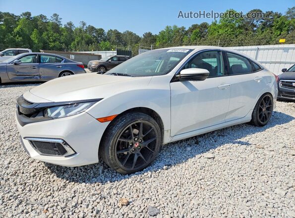 19XFC2F60KE030697 2019 HONDA CIVIC Белый Передняя левая четверть