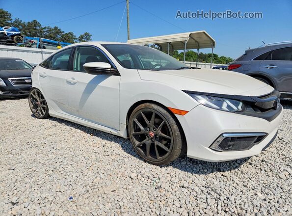 19XFC2F60KE030697 2019 HONDA CIVIC Белый Передняя правая четверть