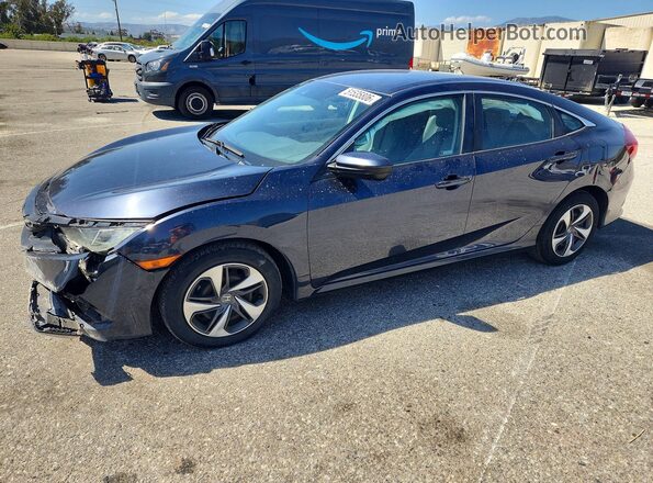 19XFC2F60KE207698 2019 HONDA CIVIC Серый Передняя левая четверть