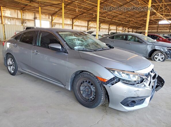 19XFC2F61HE008586 2017 HONDA CIVIC Silver Передня права чверть