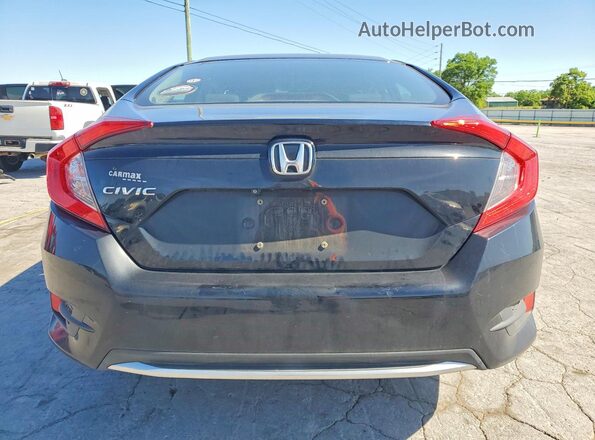 19XFC2F61LE009312 2020 HONDA CIVIC Черный Вид сзади