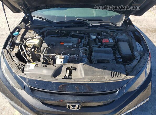 19XFC2F61LE009312 2020 HONDA CIVIC Черный Вид задней части салона