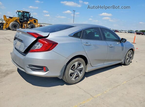 19XFC2F63KE023081 2019 HONDA CIVIC Silver უკანა მარჯვენა