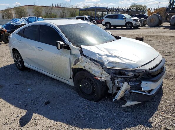 19XFC2F63LE003740 2020 HONDA CIVIC White Delantero derecho