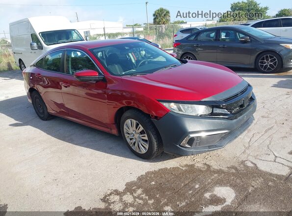 19XFC2F63LE009635 2020 HONDA CIVIC Red Przód prawy